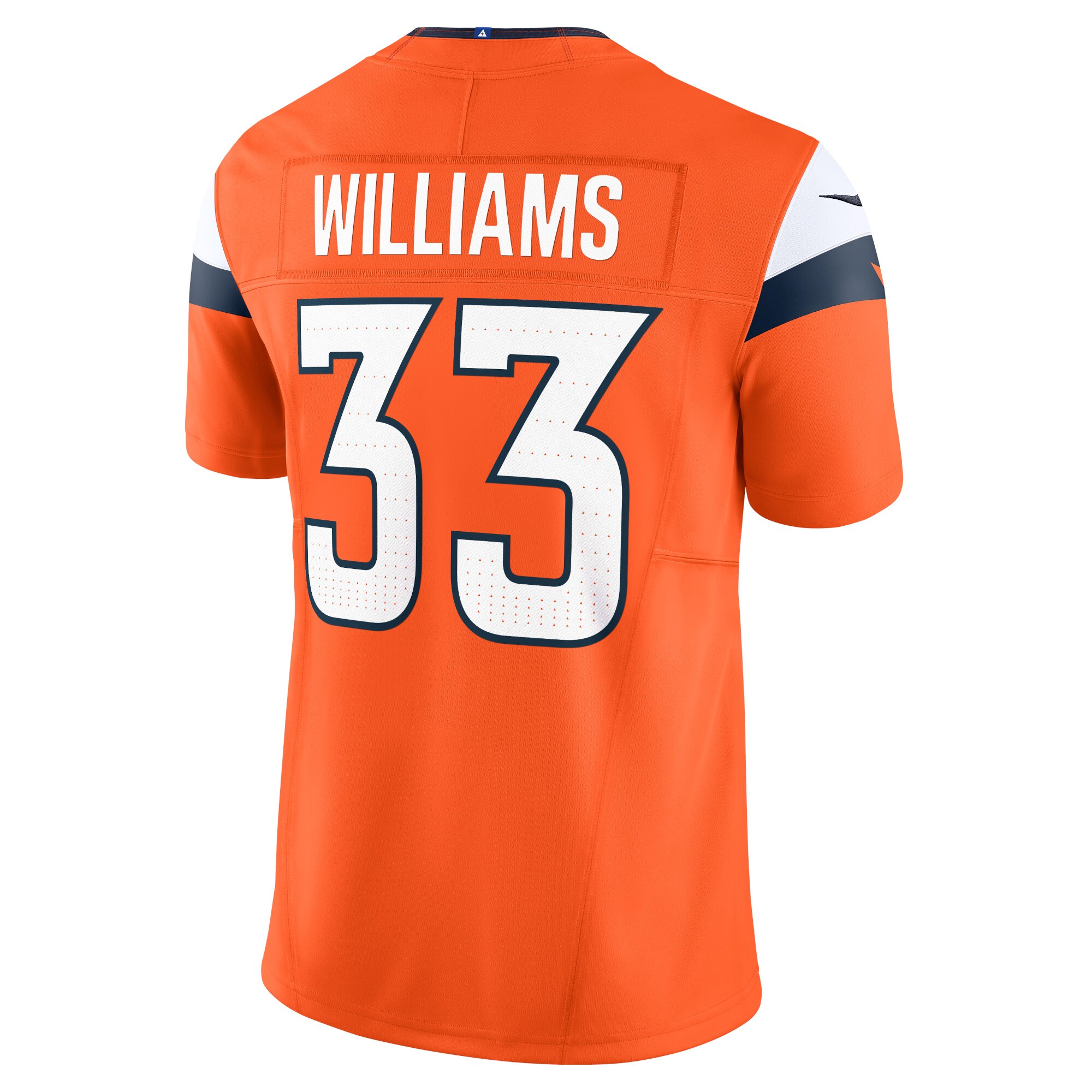 Javonte Williams Denver Broncos  Vapor F.U.S.E. Limited Jersey - Orange
