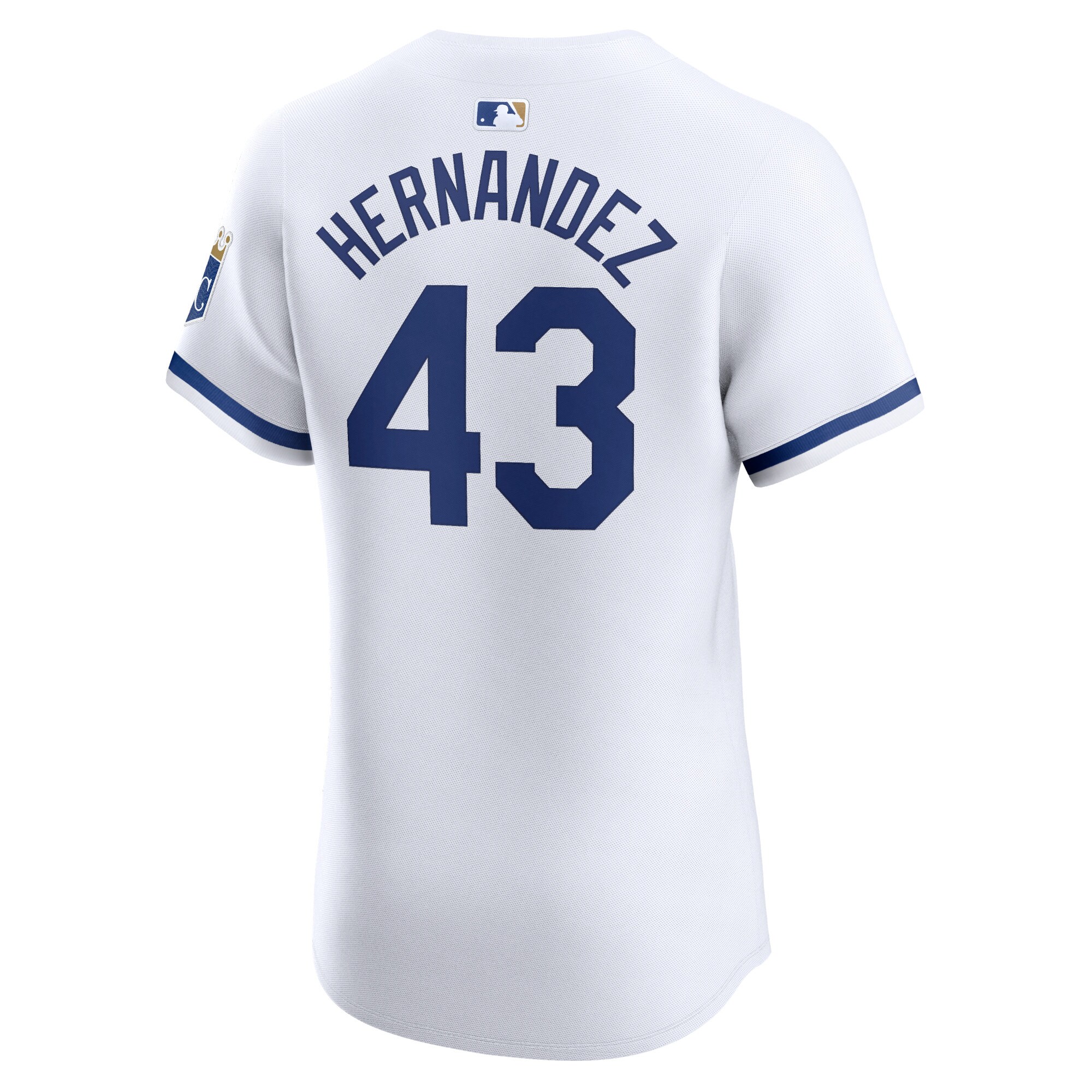 Carlos Hern\u00c3\u00a1ndez Kansas City Royals  Home Elite Player Jersey - White