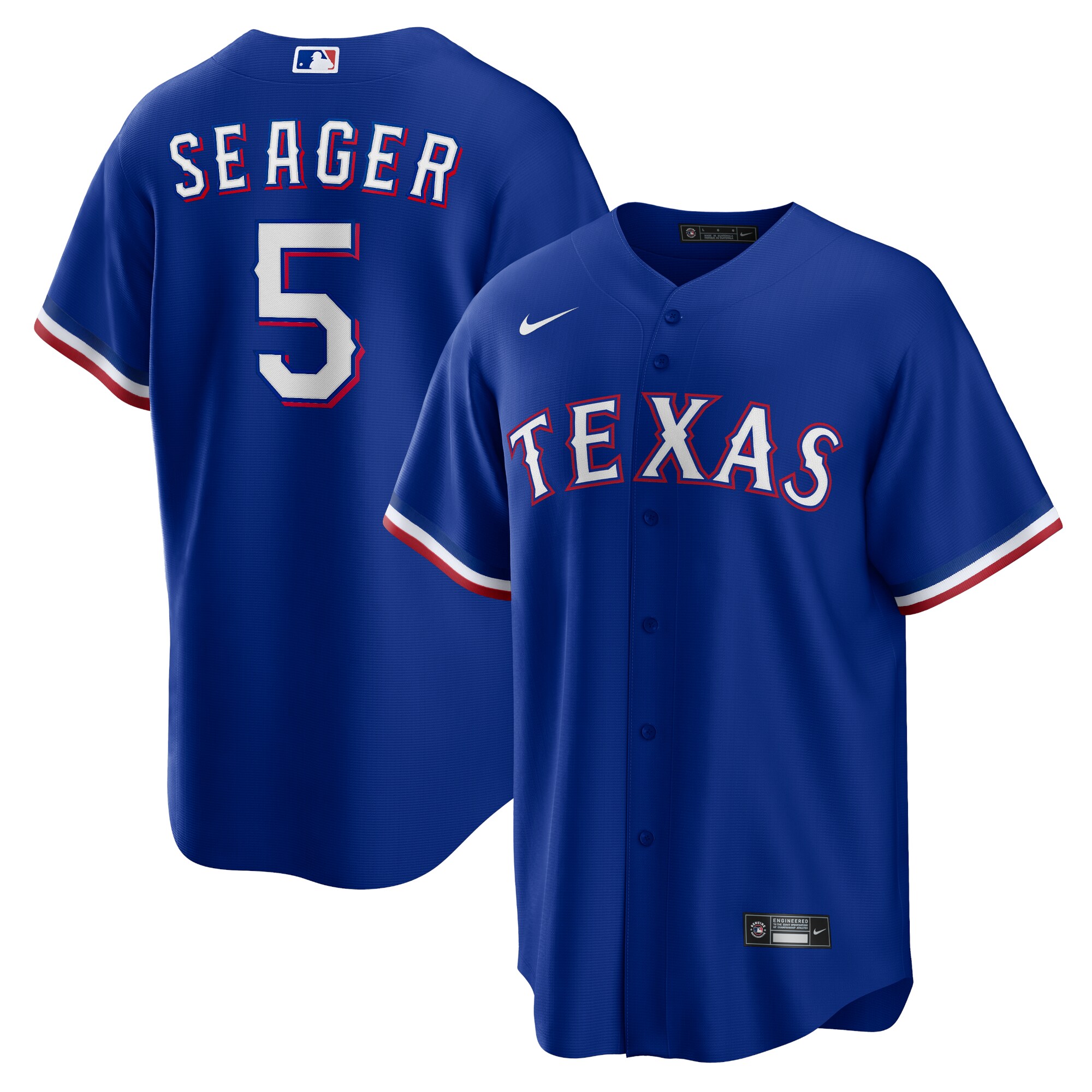 Corey Seager Texas Rangers  Alternate Replica Player Jersey - Royal