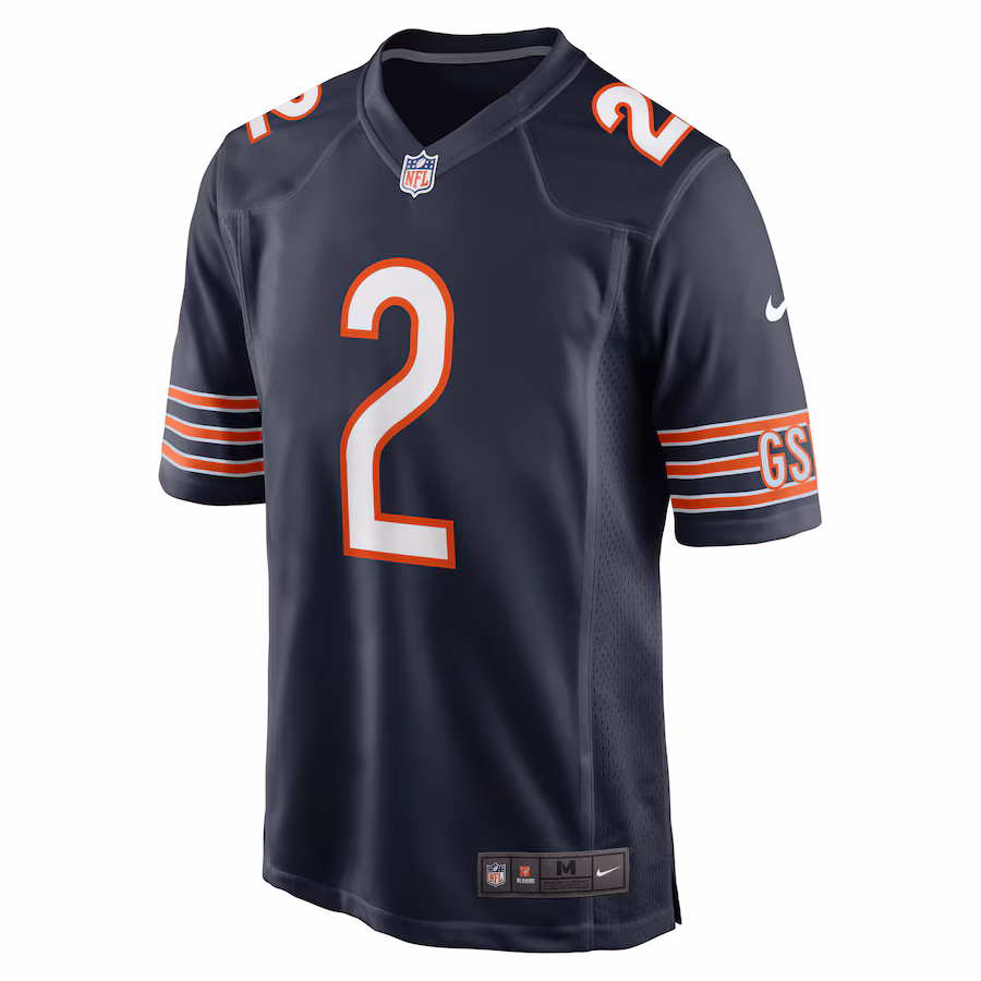 D.J. Moore Chicago Bears Team Color Game Jersey - Navy