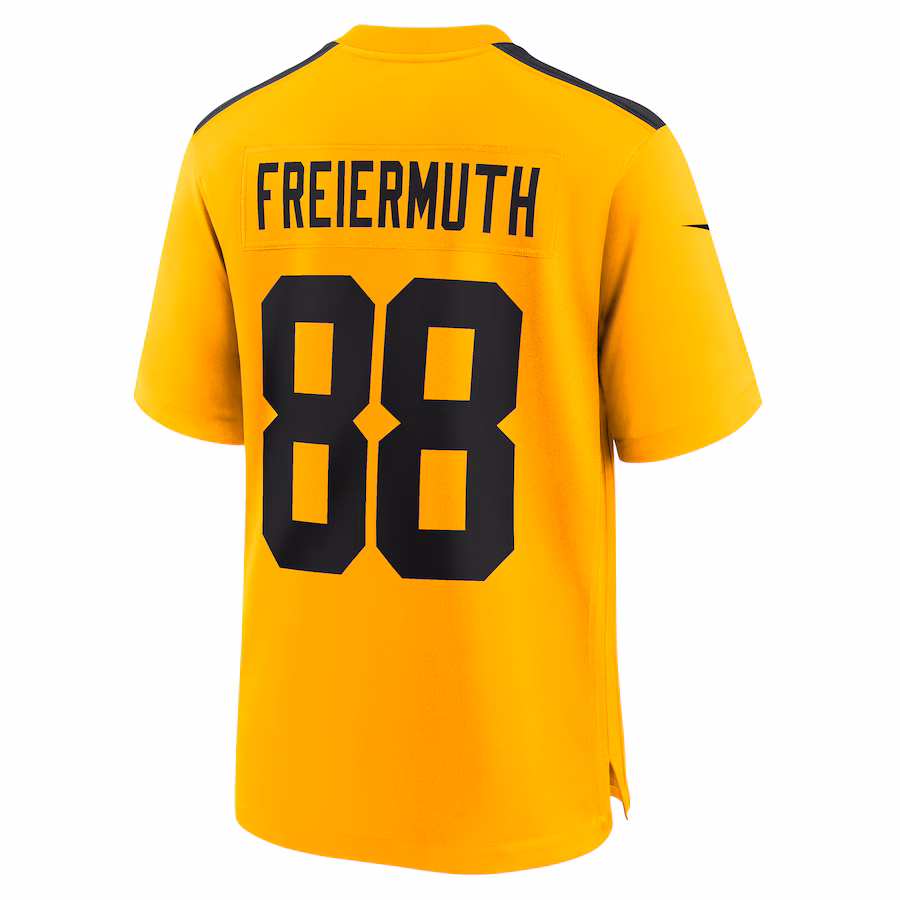 Pittsburgh Steelers Pat Freiermuth Gold Alternate 1933 Throwback Game Jersey