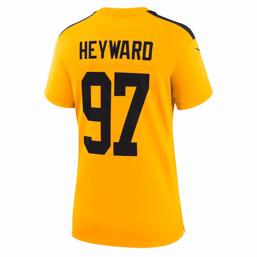 Pittsburgh Steelers Cameron Heyward Gold Alternate 1933 Throwback Game Jersey