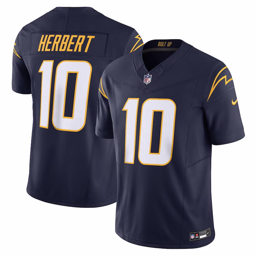 Justin Herbert #10 Los Angeles Chargers Vapor F.U.S.E. Limited Jersey