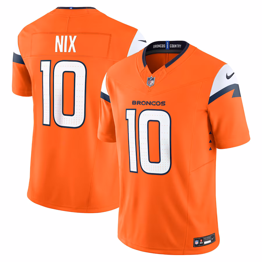 Bo Nix #10  Denver Broncos  Alternate Vapor F.U.S.E. Limited Jersey