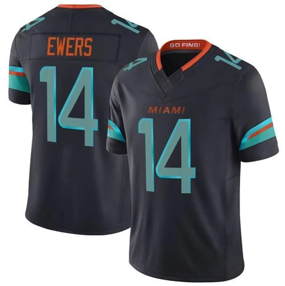 Dolphins Quinn Ewers 2025 F.U.S.E. “Rivalries” Vapor Stitched Jersey