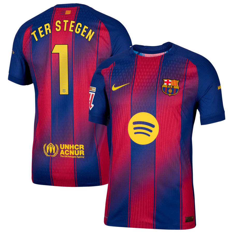 Youth Barcelona 2025/26 Home Jersey - Blue