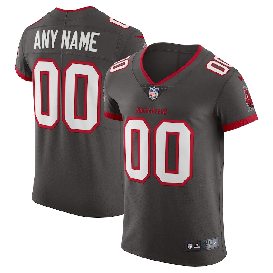 Tampa Bay Buccaneers Vapor F.U.S.E. Elite Custom Jersey - Pewter