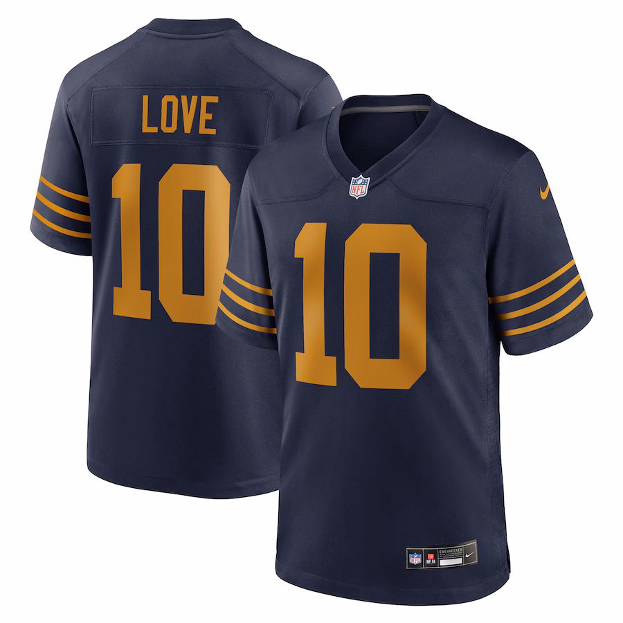 Jordan Love #10 Green Bay Packers Game Jersey