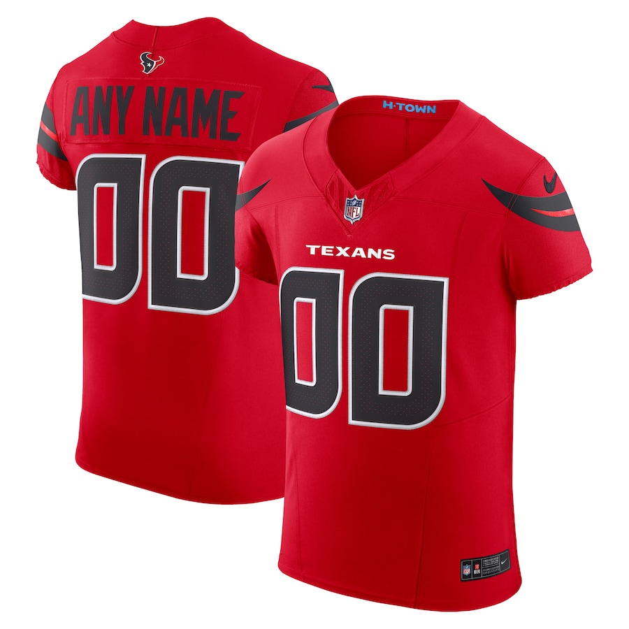 Houston Texans Alternate Vapor F.U.S.E. Elite Custom Jersey - Red