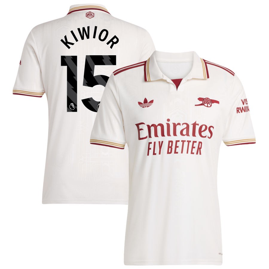 Men Arsenal  2025/26 Third Authentic Jersey - White