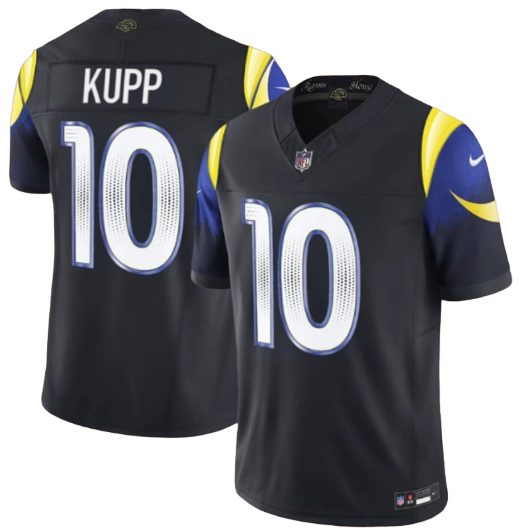 Rams Cooper Kupp Black 2025 F.U.S.E. “Rivalries” Vapor Limited Jersey