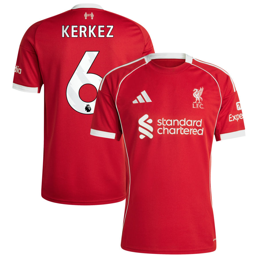Youth Liverpool 2025/26 Home Jersey Red