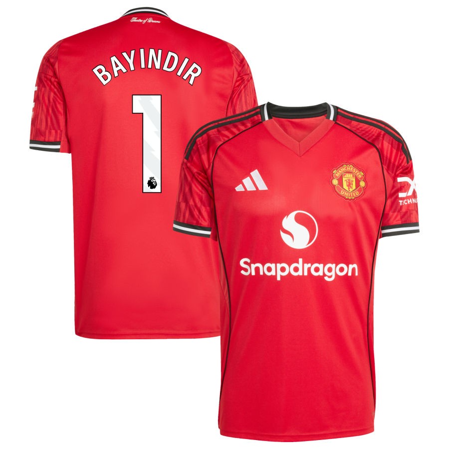 Youth Manchester United Home 2025/26 Jersey - Red