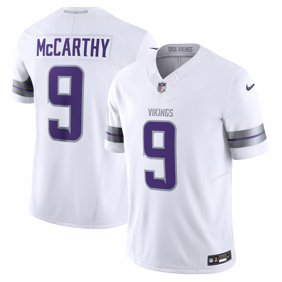 J.J. McCarthy #9 Minnesota Vikings Vapor F.U.S.E. Limited Jersey