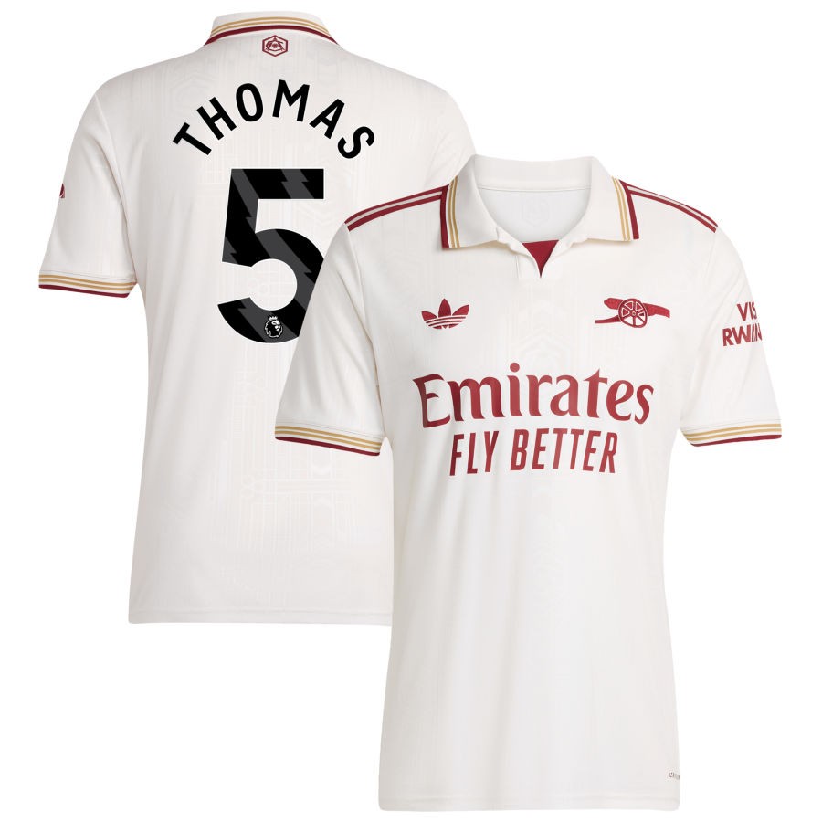 Men Arsenal  2025/26 Third Authentic Jersey - White