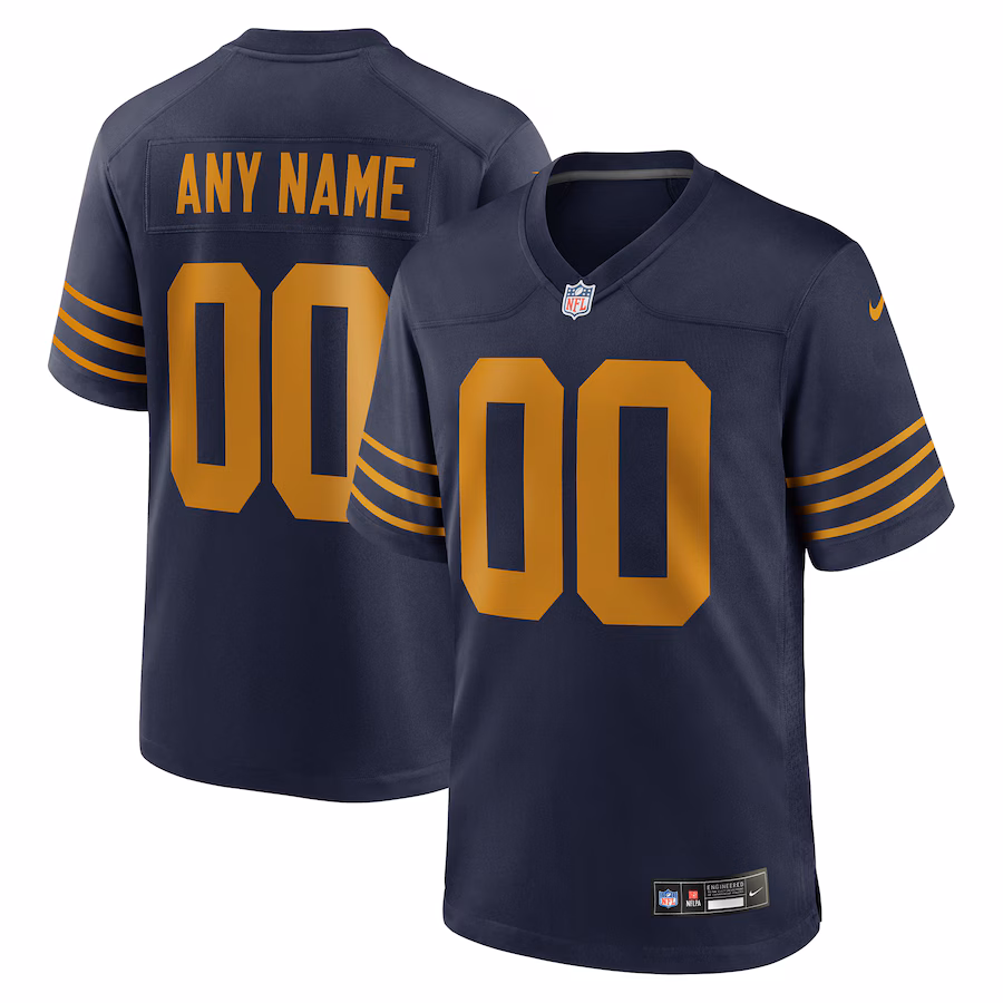 Green Bay Packers The 1923 Classic Game Custom Jersey - Navy