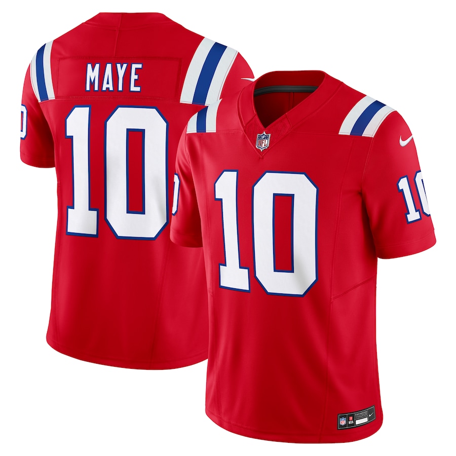 Drake Maye New England Patriots Vapor F.U.S.E. Limited Jersey