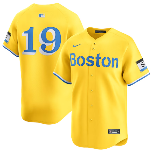 Men Boston Red Sox Roman Anthony Gold City Connect Limited Jersey