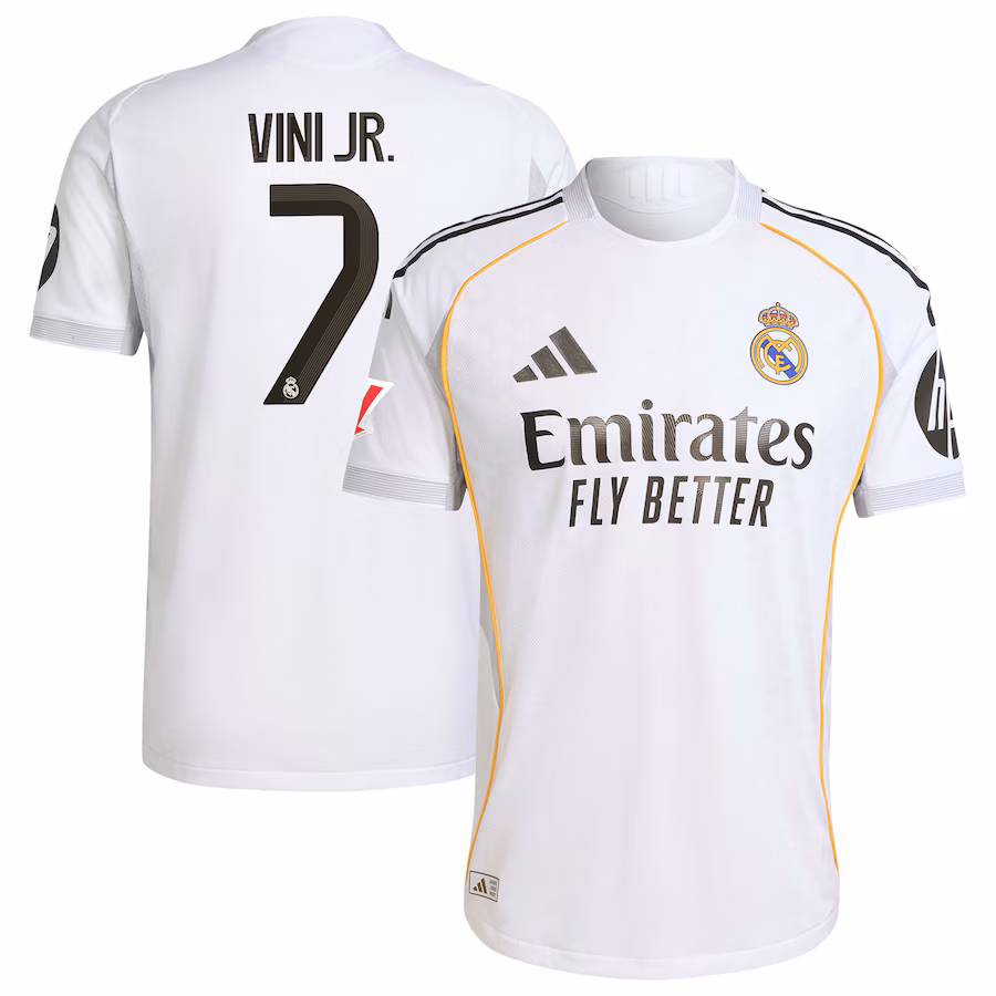 Youth Real Madrid 2025/26 Home Jersey - White