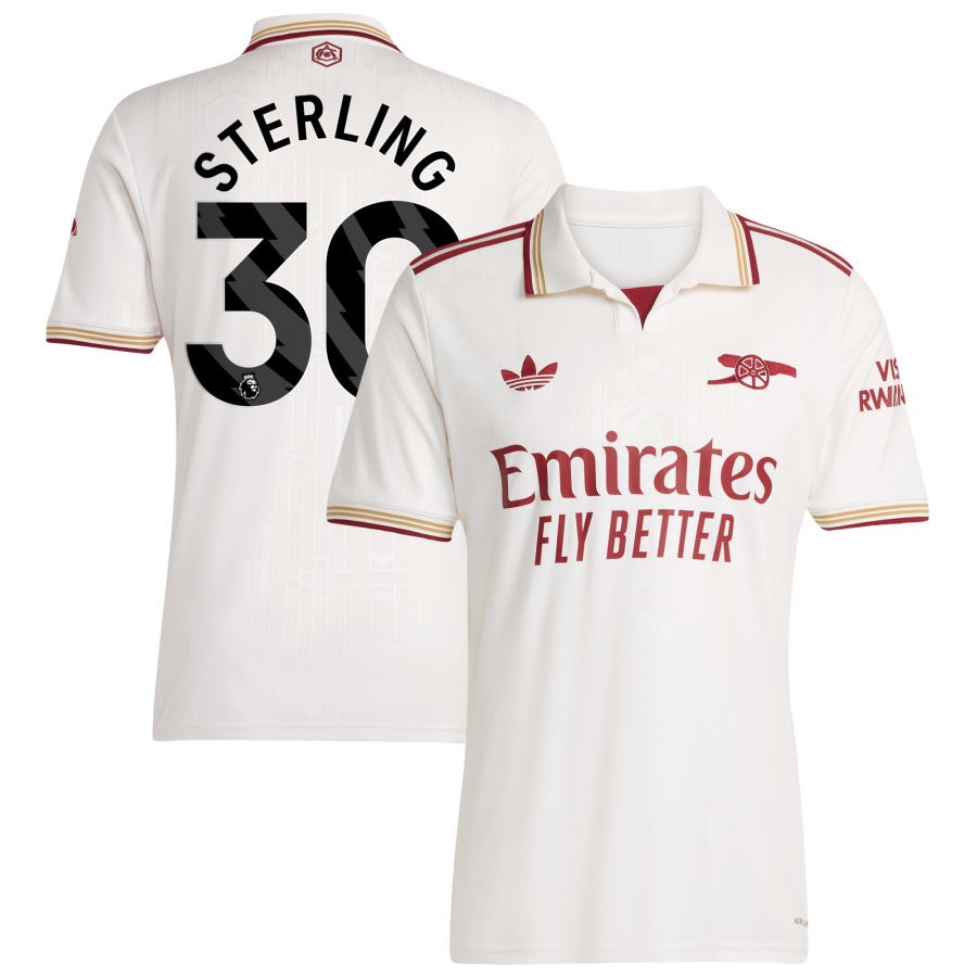 Men Arsenal  2025/26 Third Authentic Jersey - White
