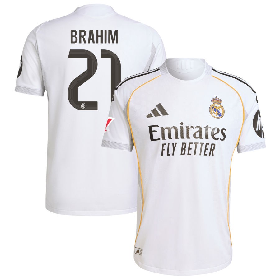 Youth Real Madrid 2025/26 Home Jersey - White