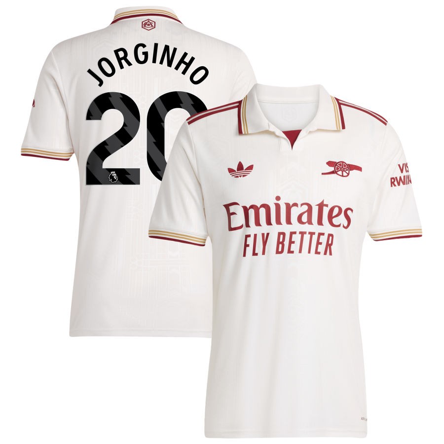 Men Arsenal  2025/26 Third Authentic Jersey - White