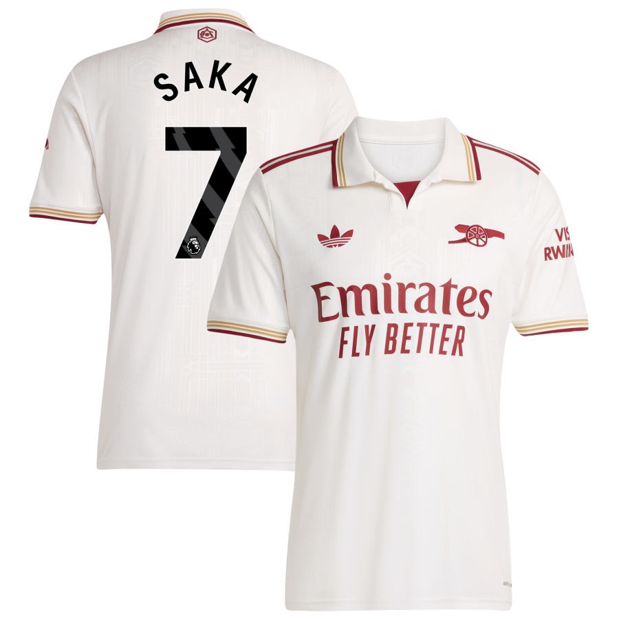 Men Arsenal  2025/26 Third Authentic Jersey - White