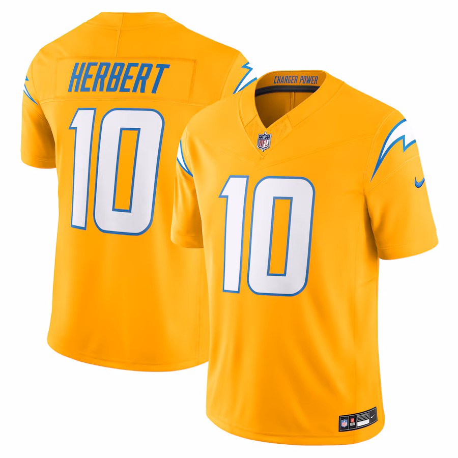 Justin Herbert #10 Los Angeles Chargers Vapor F.U.S.E. Limited Jersey
