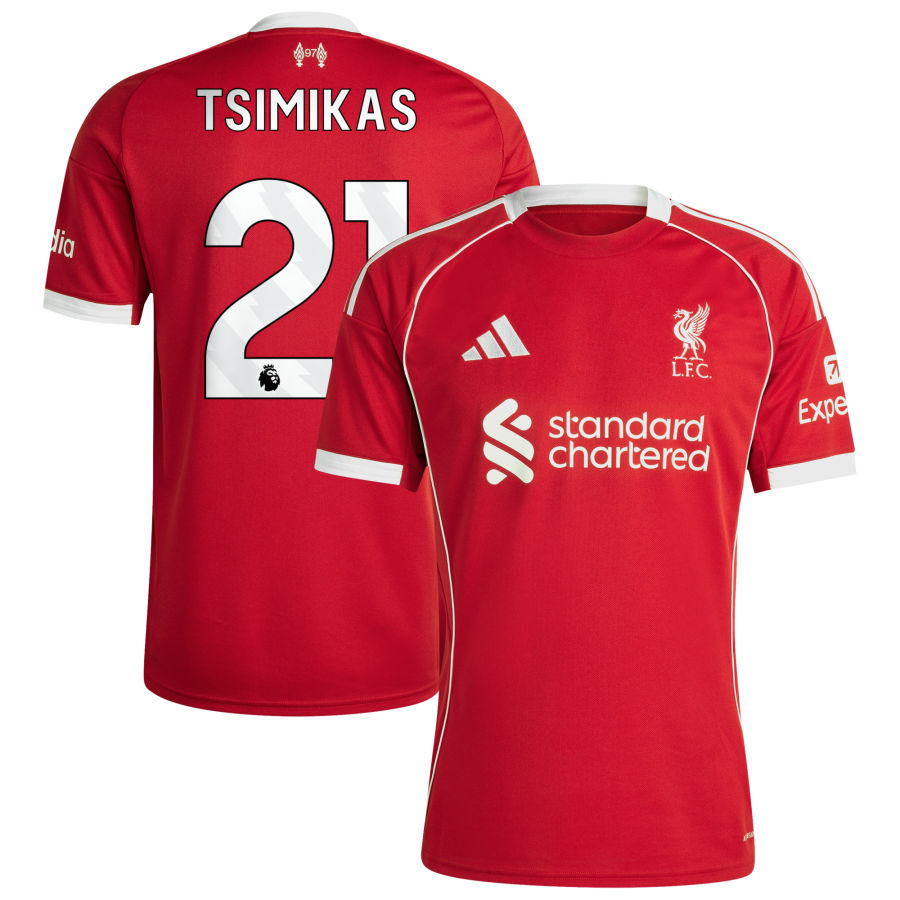 Youth Liverpool 2025/26 Home Jersey Red