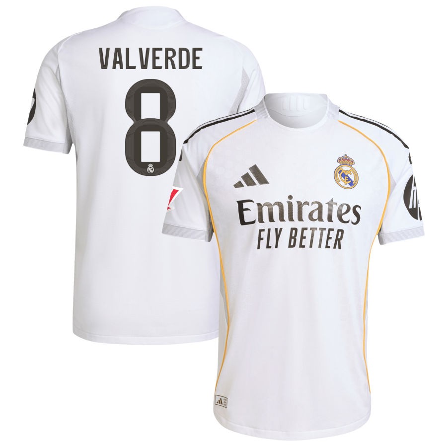 Youth Real Madrid 2025/26 Home Jersey - White