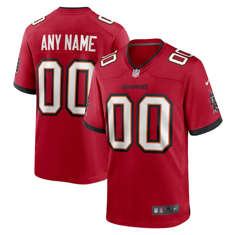 Tampa Bay Buccaneers Team Custom Game Jersey Red