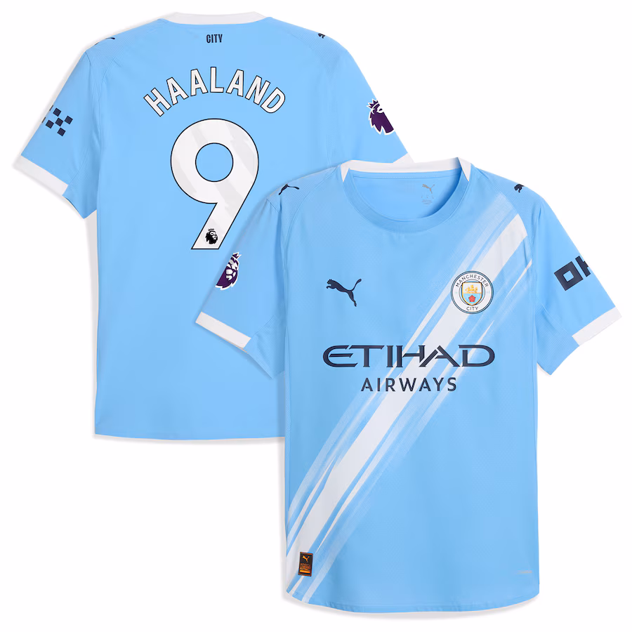 Youth Manchester City 2025/26 Home Jersey - Sky Blue