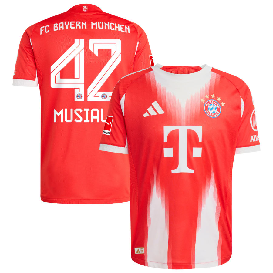 Men Bayern Munich 2025/26 Home Jersey - Red