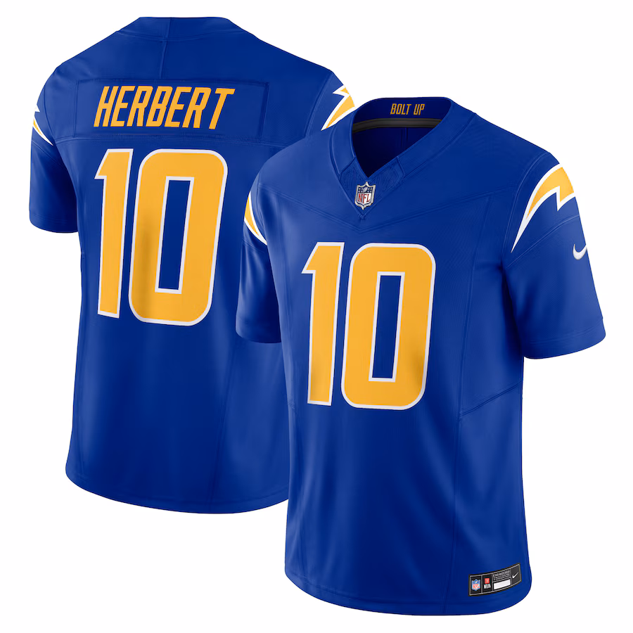 Justin Herbert #10 Los Angeles Chargers Vapor F.U.S.E. Limited Jersey