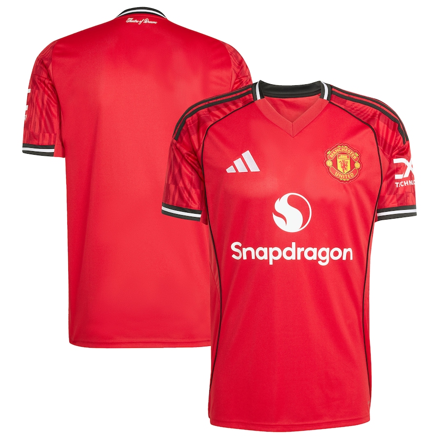 Men Manchester United Home 2025/26 Jersey - Red
