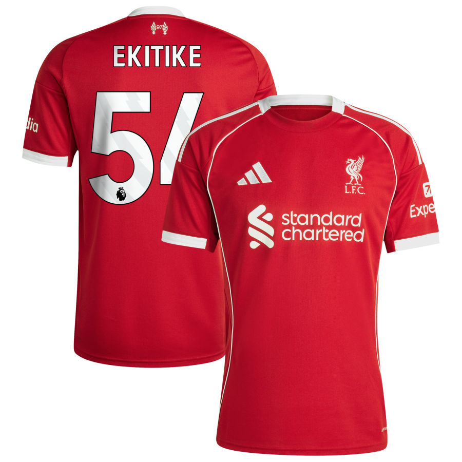 Youth Liverpool 2025/26 Home Jersey Red