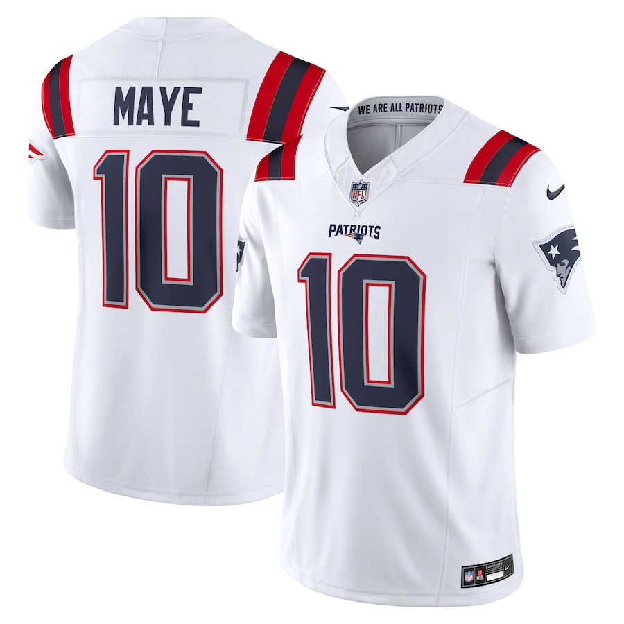Drake Maye New England Patriots Vapor F.U.S.E. Limited Jersey