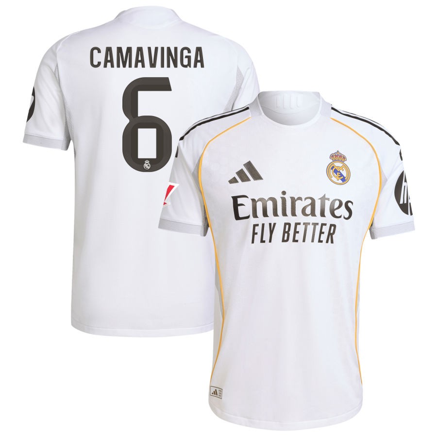 Youth Real Madrid 2025/26 Home Jersey - White
