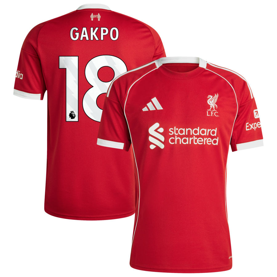 Youth Liverpool 2025/26 Home Jersey Red