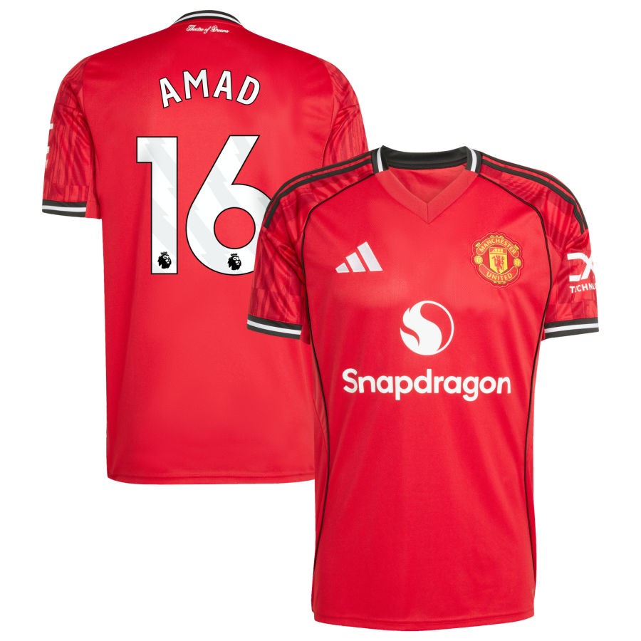 Men Manchester United Home 2025/26 Jersey - Red