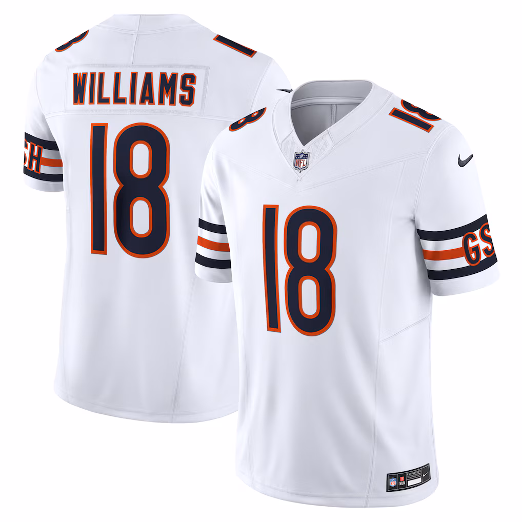 Chicago Bears Caleb Williams #18 Vapor F.U.S.E. Limited Jersey