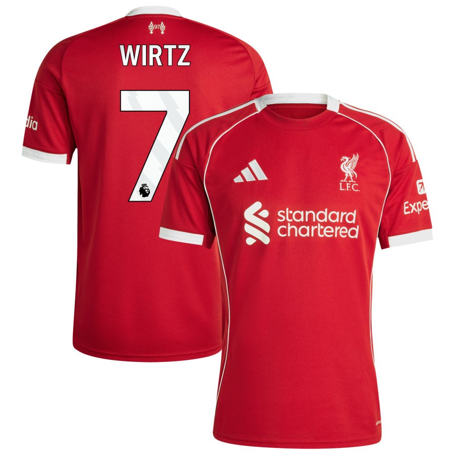 Youth Liverpool 2025/26 Home Jersey Red