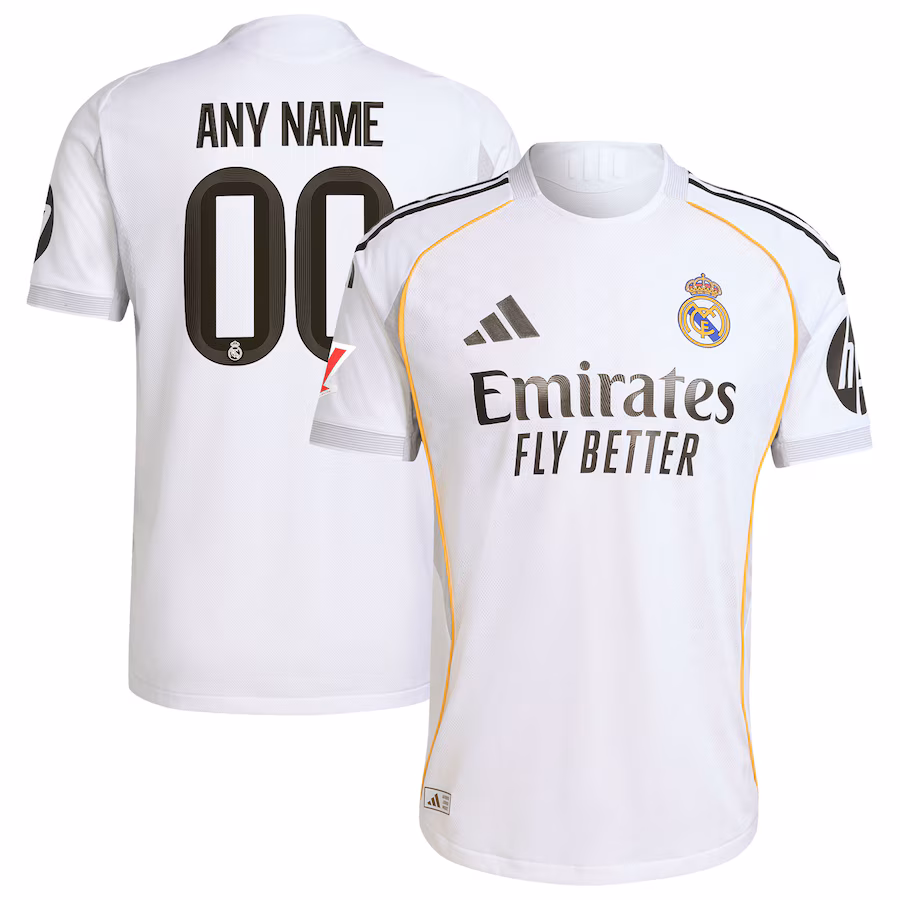 Youth Real Madrid 2025/26 Home Jersey - White