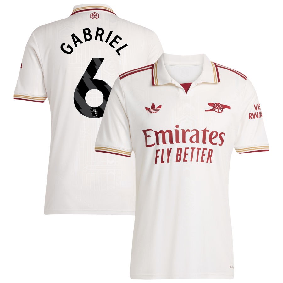 Men Arsenal  2025/26 Third Authentic Jersey - White