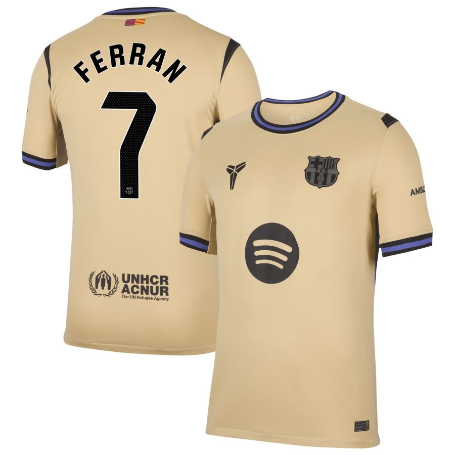 Men Barcelona 2025/26 Jersey - Gold