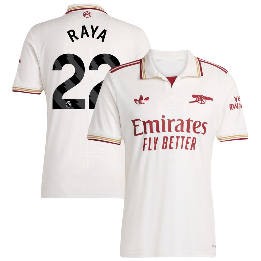 Men Arsenal  2025/26 Third Authentic Jersey - White