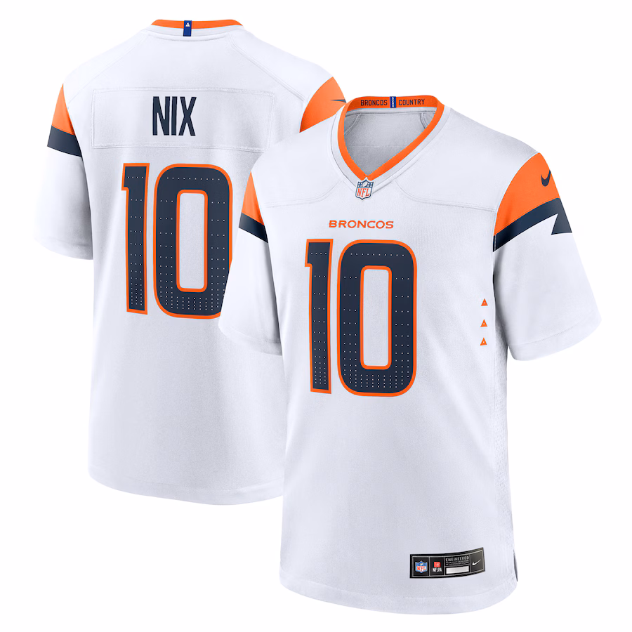 Bo Nix Denver Broncos Alternate Game Jersey