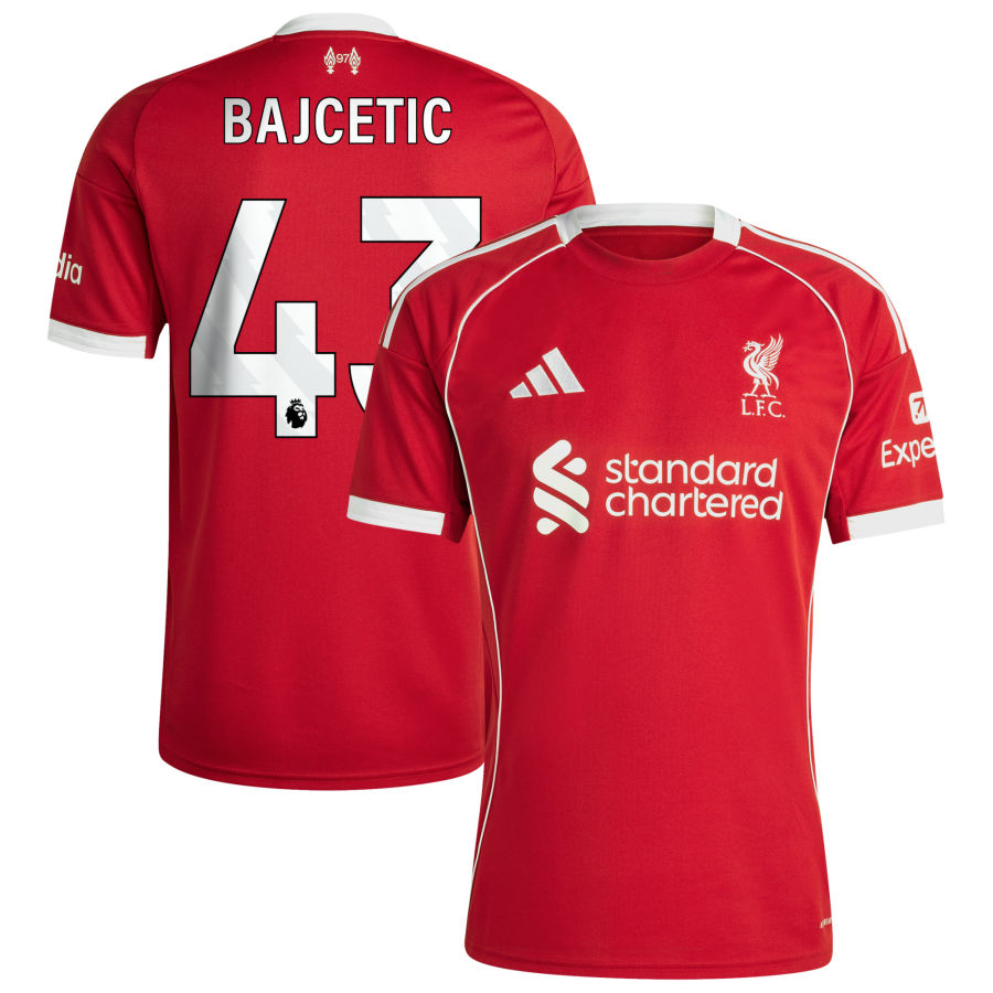 Youth Liverpool 2025/26 Home Jersey Red
