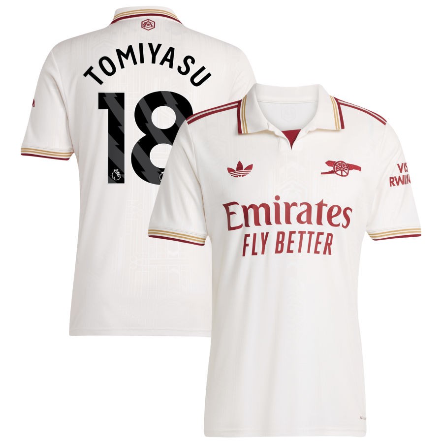 Men Arsenal  2025/26 Third Authentic Jersey - White
