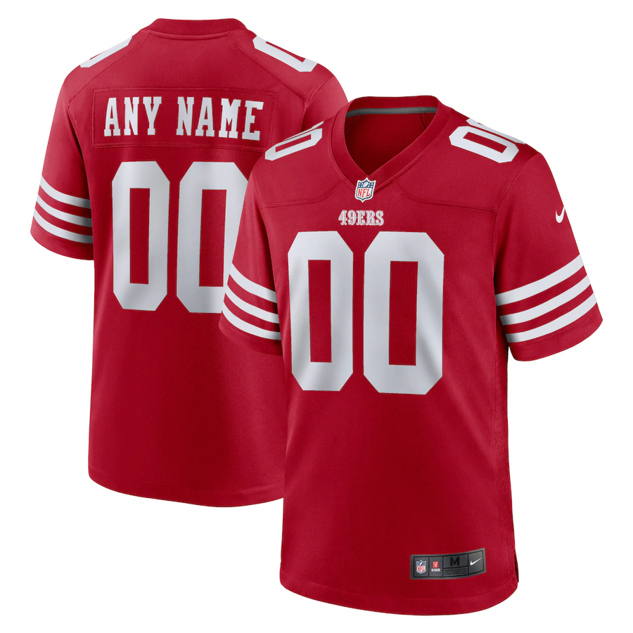 San Francisco 49ers Custom Jersey - Red